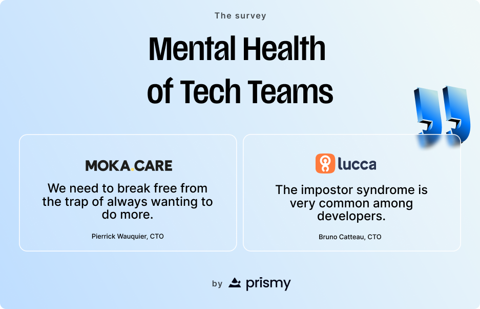 Survey: Mental health in tech teams - are we talking about it?